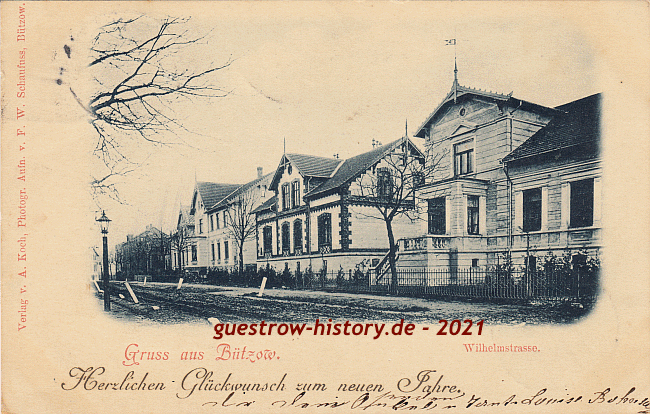 1899 - Bützow - Wilhelmstrasse