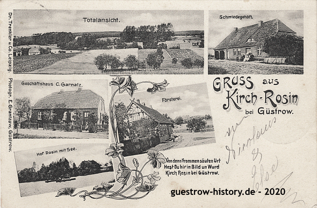 1902 - Kirch Rosin - Dorfansichten