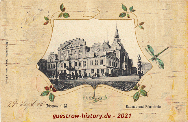 1903 - Güstrow - Rathaus
