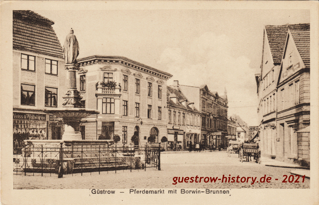 1917 - Güstrow - Pferdemarkt