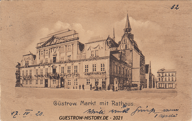 1920 - Güstrow - Rathaus