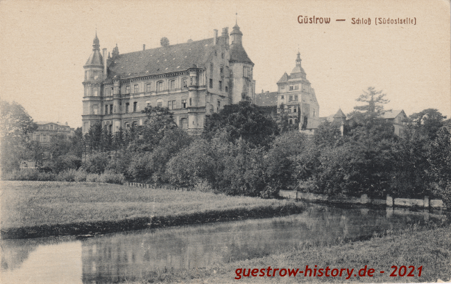 1921 - Güstrow - Schloss - Südostseite