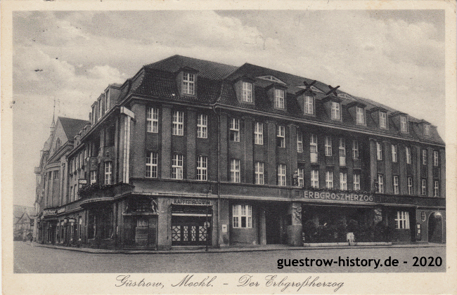 1937 - Güstrow - Hotel Erbgrossherzog