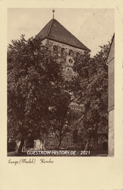 1937 - Laage - Kirche