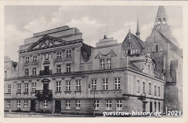 1943 - Güstrow - Rathaus