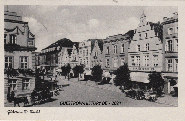 1944 - Güstrow - Marktplatz