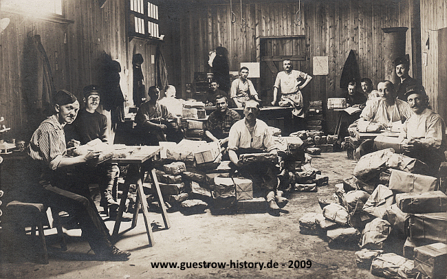 1915 - Kriegsgefangenenlager - Poststube