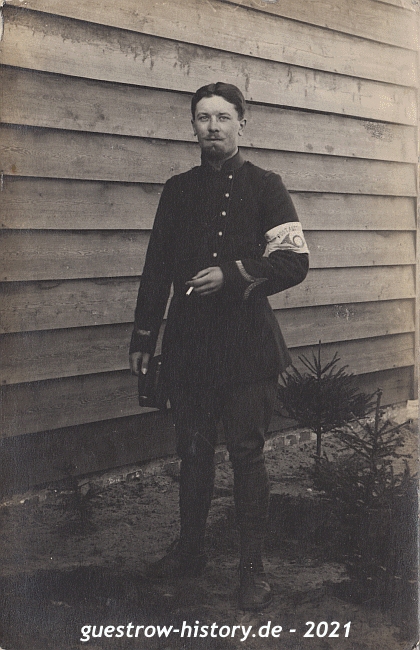 1916 - Kriegsgefangenenlager Güstrow - Porträt Maurice Lange