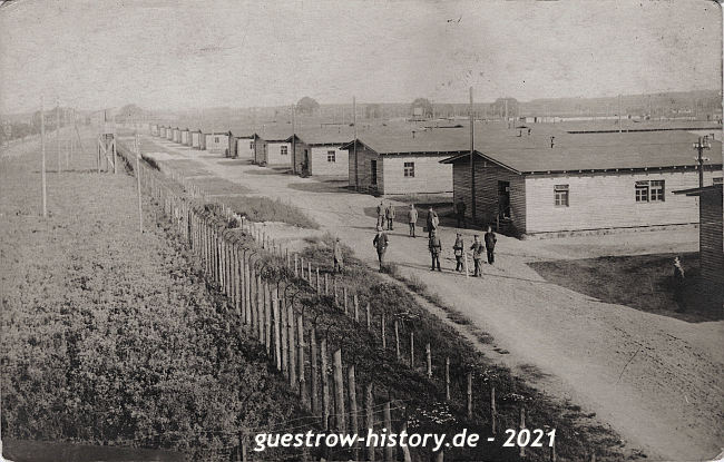 1917 - Güstrow - Kriegsgefangenlager - Zaunanlage