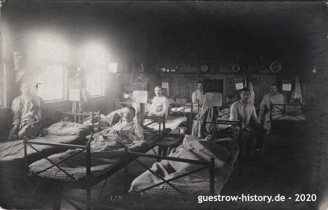 1917 - Kriegsgefangenenlager Güstrow - Lazarett