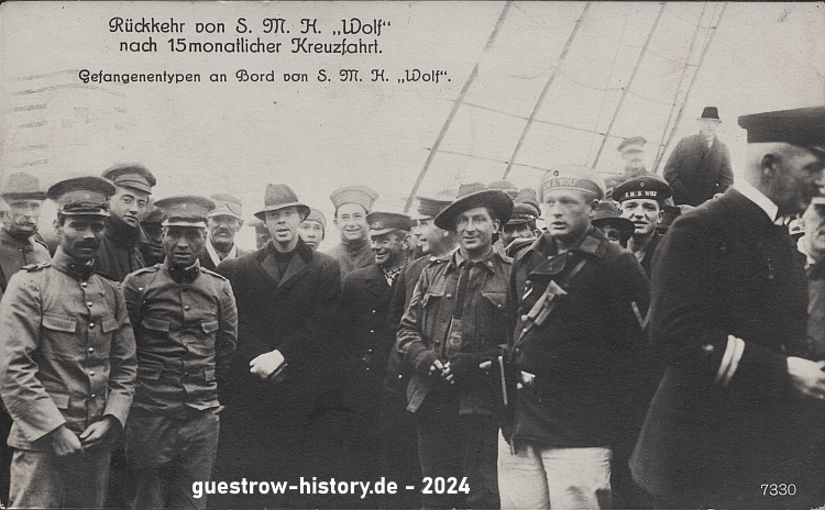 1918 - Kiel - SMS Wolf Ankunft