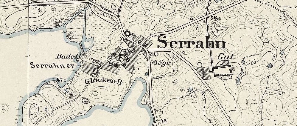 1890 - Ortslage Serrahn